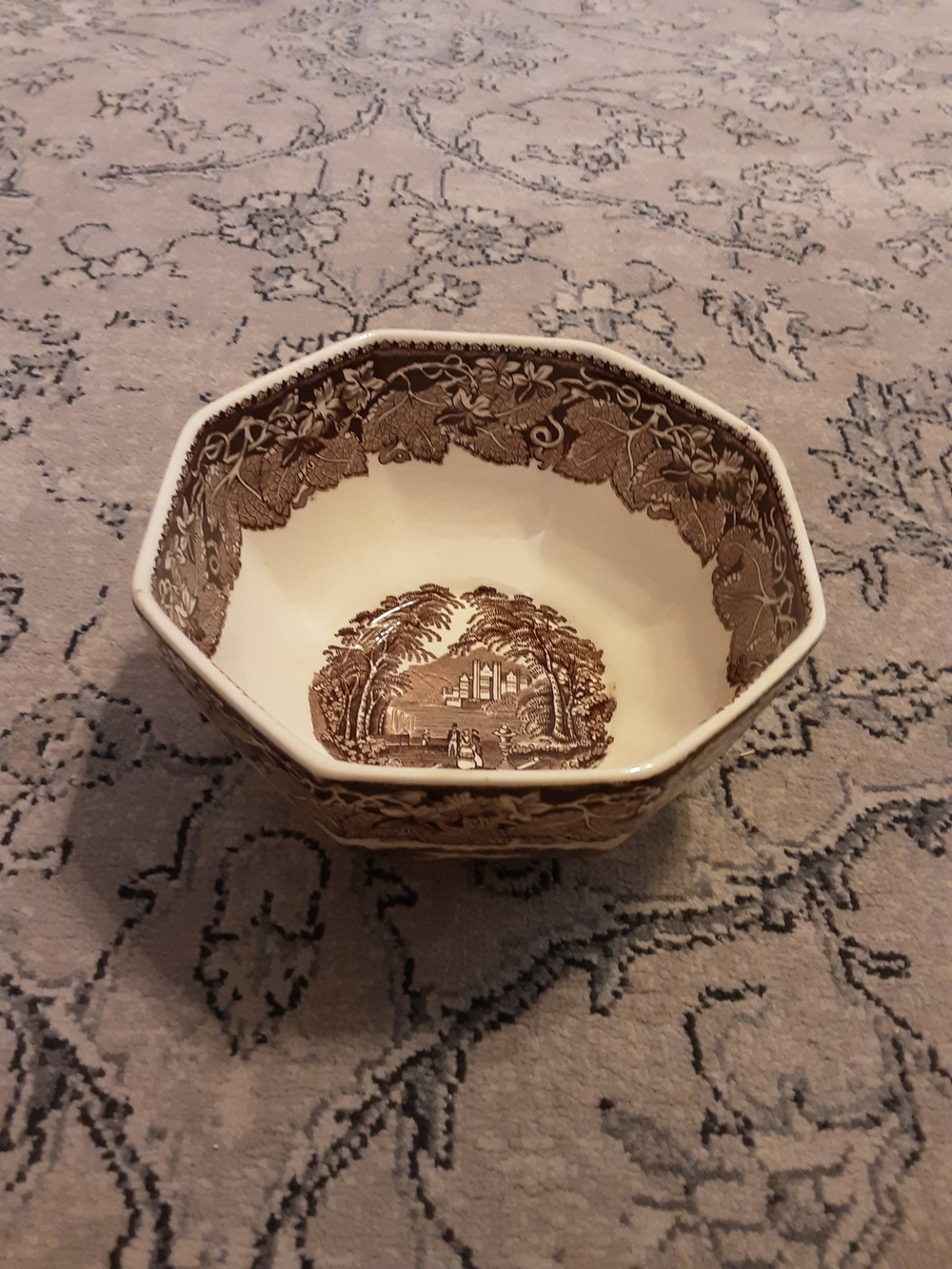 Mason's Brown Vista England Ironstone Serving Bowl